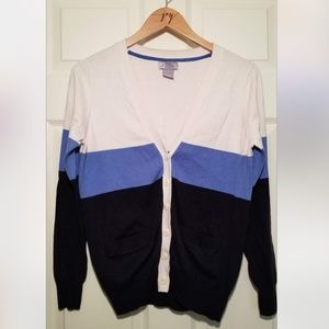 Block Colored Cardigan